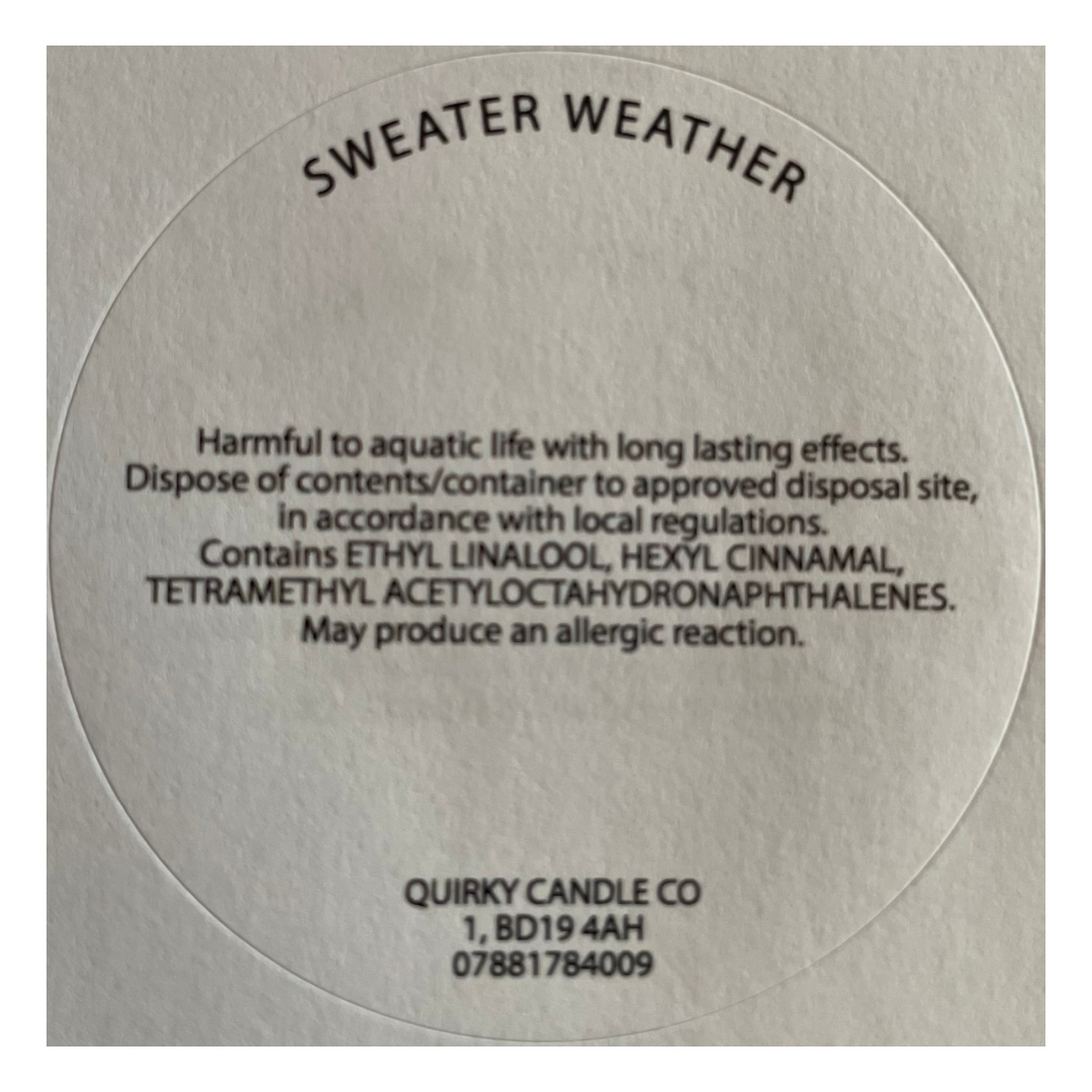 Knitted Design Snap Bar - Sweater Weather