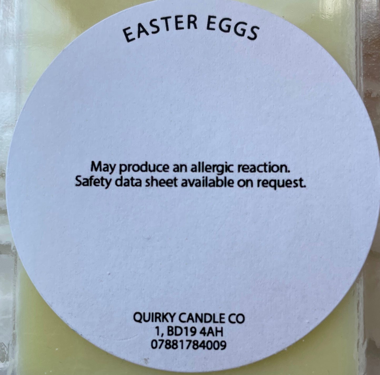 Knitted Design Snap Bar - Easter Eggs