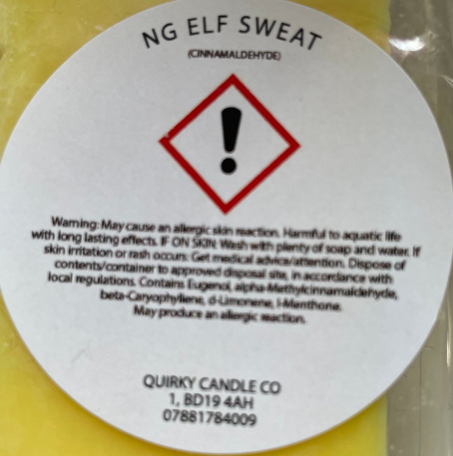 Knitted Design Snap Bar - Elf Sweat