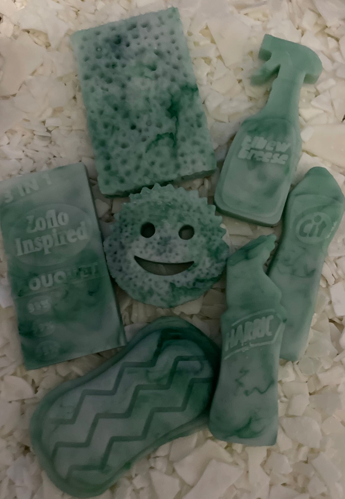 Cleaning Shapes Pack - Lenny Frosted Eucalyptus