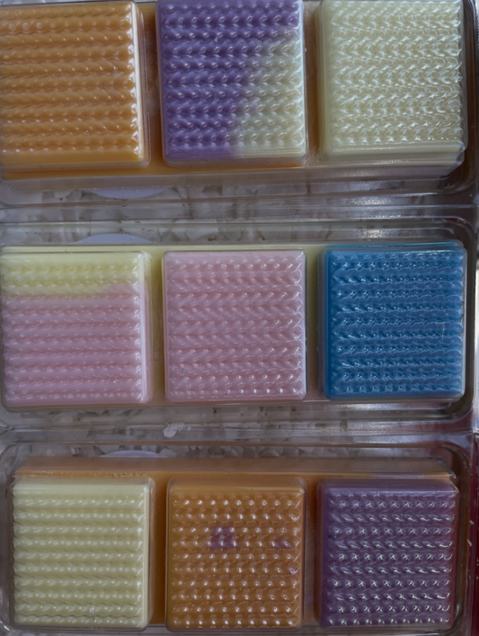 Knitted Design Snap Bar - Easter Eggs