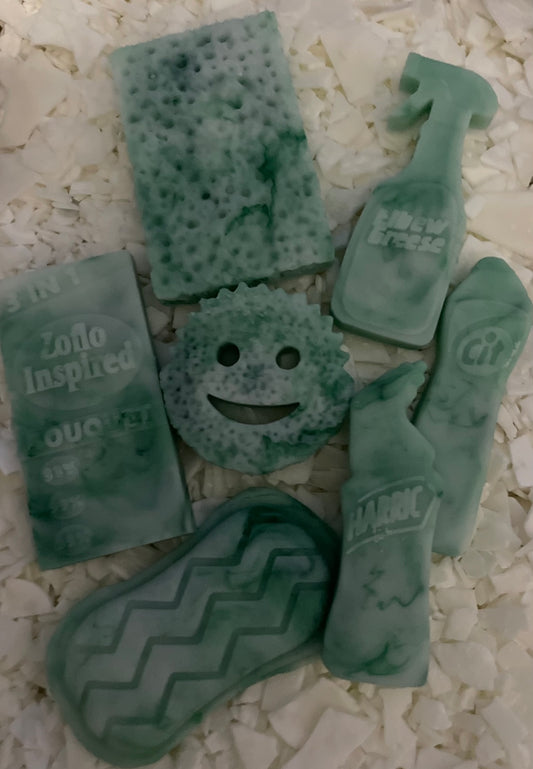 Cleaning Shapes Pack - Lenny Frosted Eucalyptus