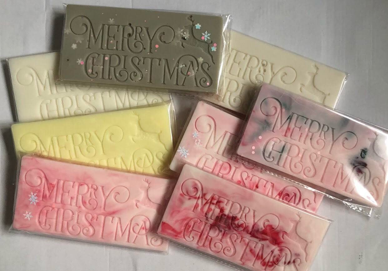 MERRY CHRISTMAS Snap Bar - Winter Rose & Pink Pepper