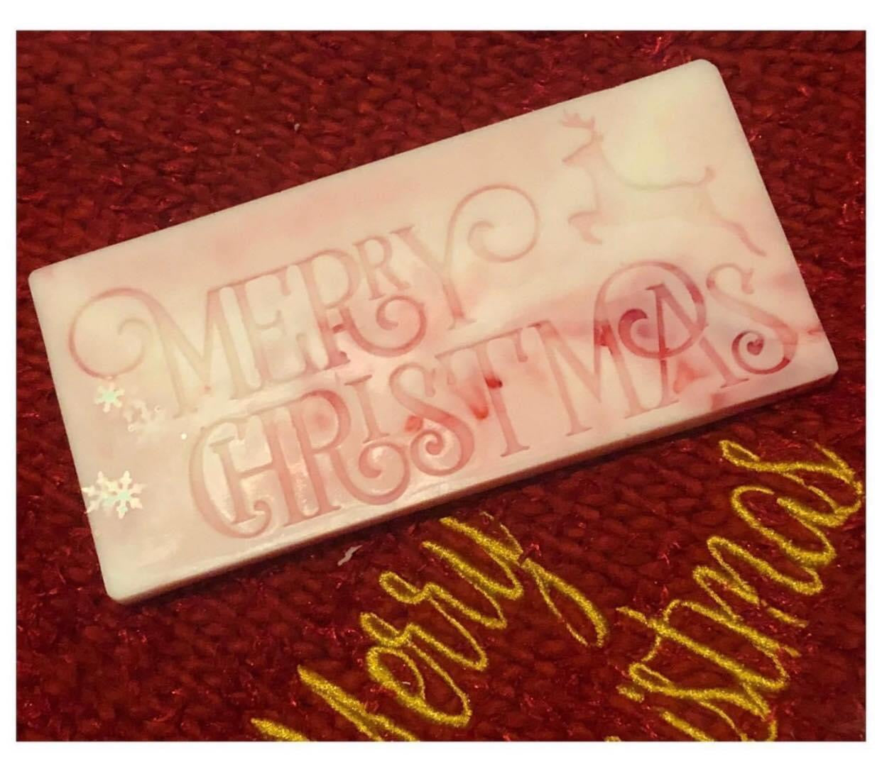 MERRY CHRISTMAS Snap Bar - Candy Cane