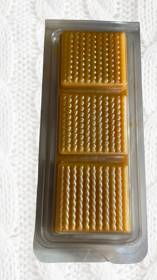 Knitted Design Snap Bar - Pumpkin Spiced Latte